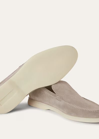 Loro Piana Summer Walk Loafer Suede Classic Beige