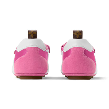 Louis Vuitton Sneakerina Mary Jane Rose