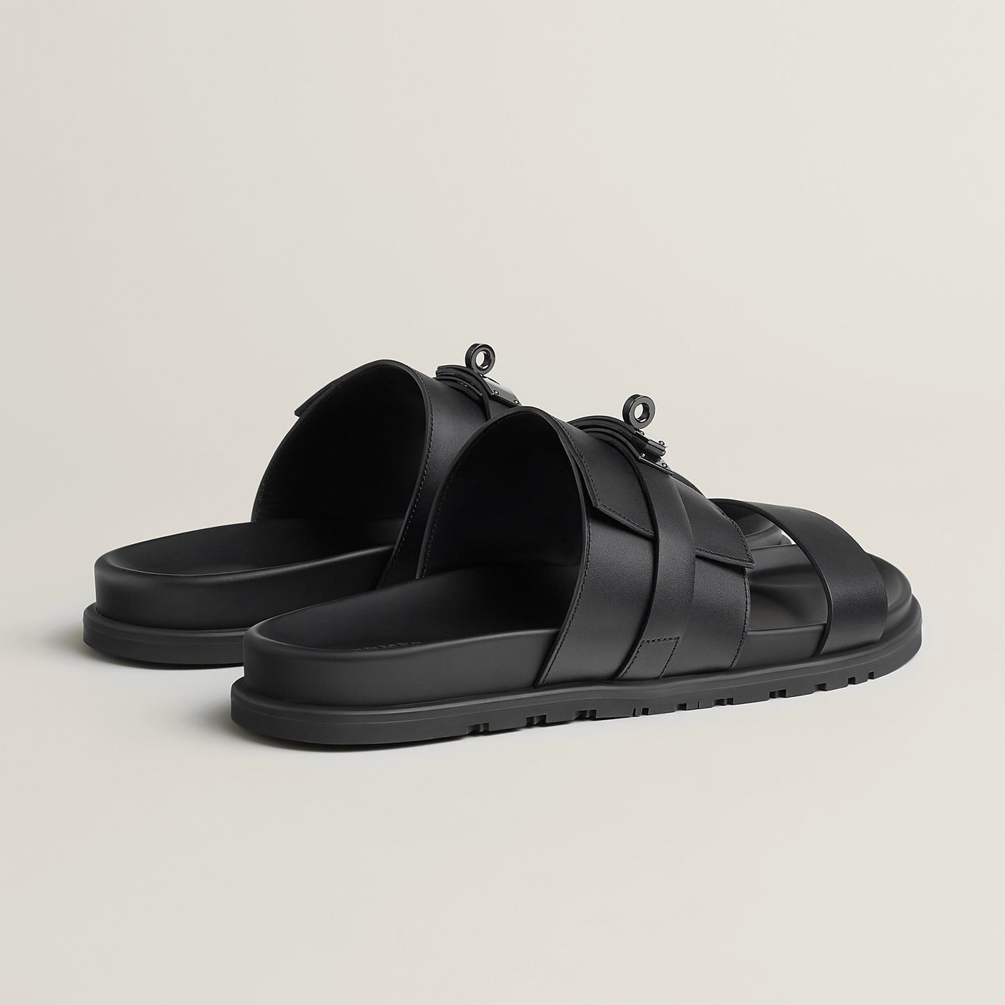Hermes / Jackson sandal Noir