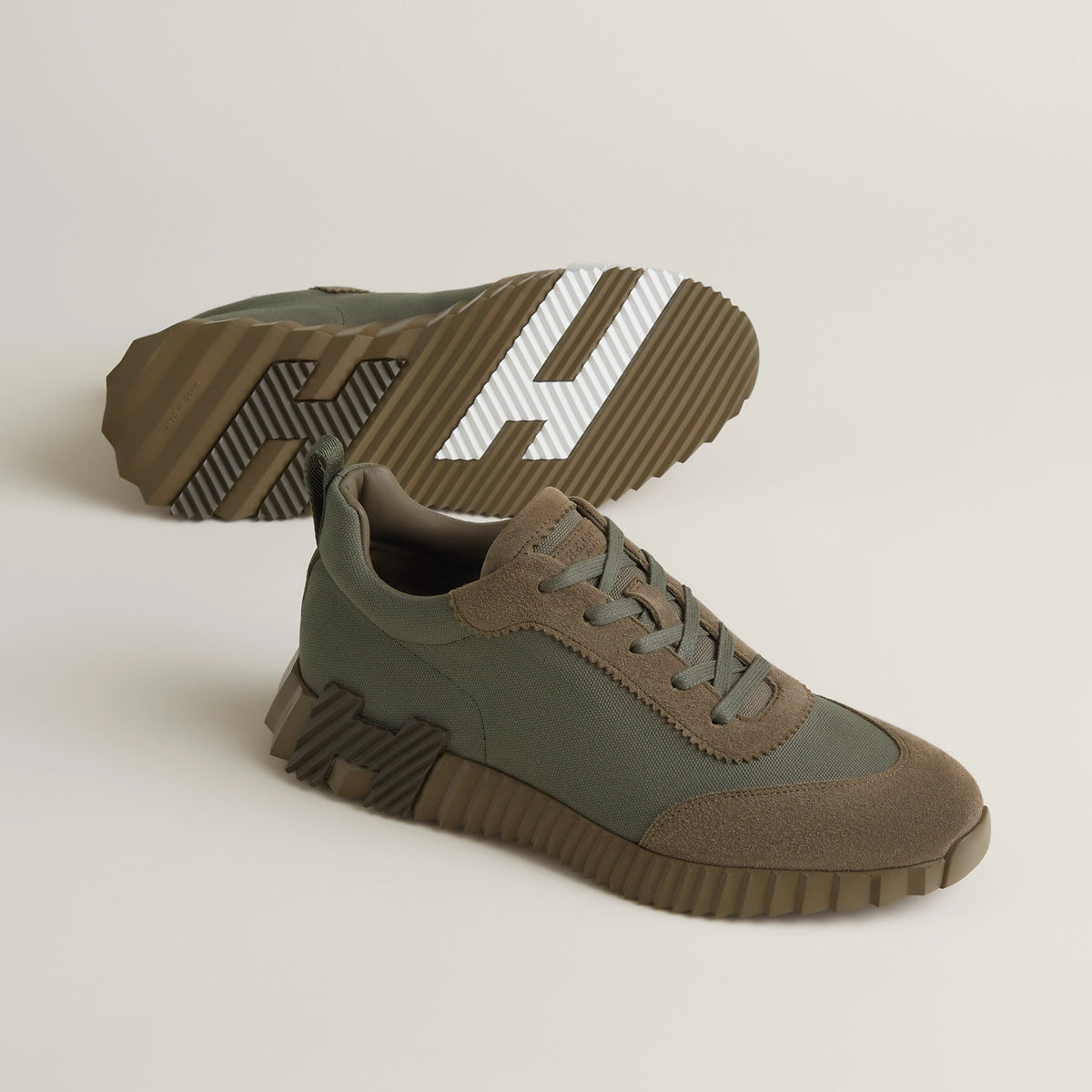 Hermes Bouncing sneaker 'Vert Toundra'