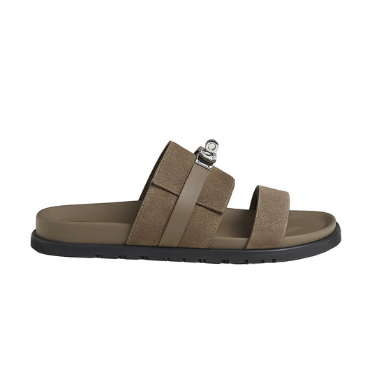 Hermes / Jackson sandal Étoupe