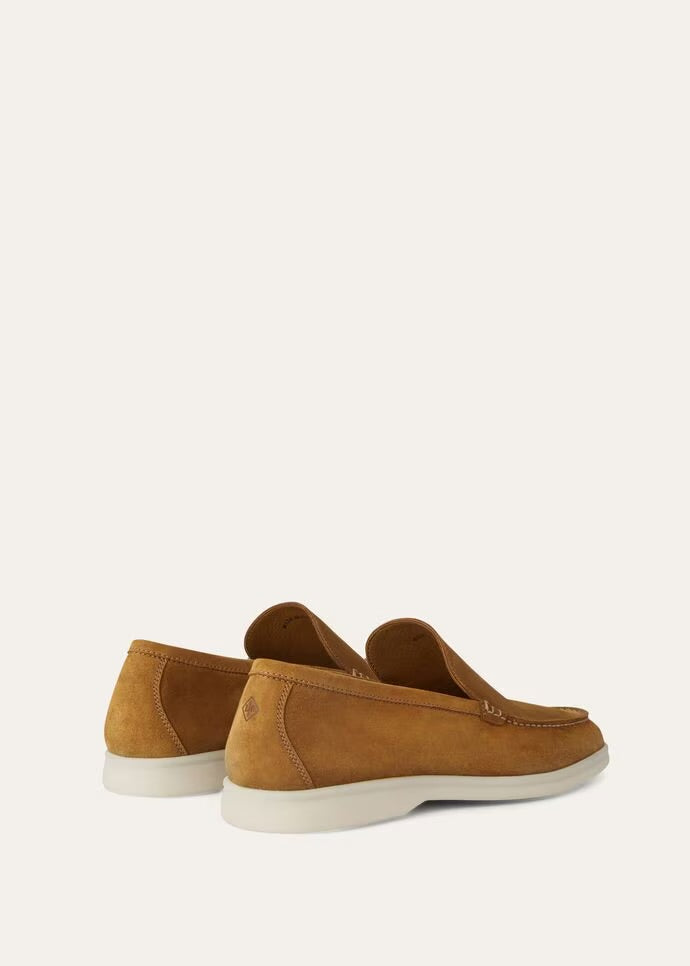 Loro Piana Summer Walk Loafer Suede Tan