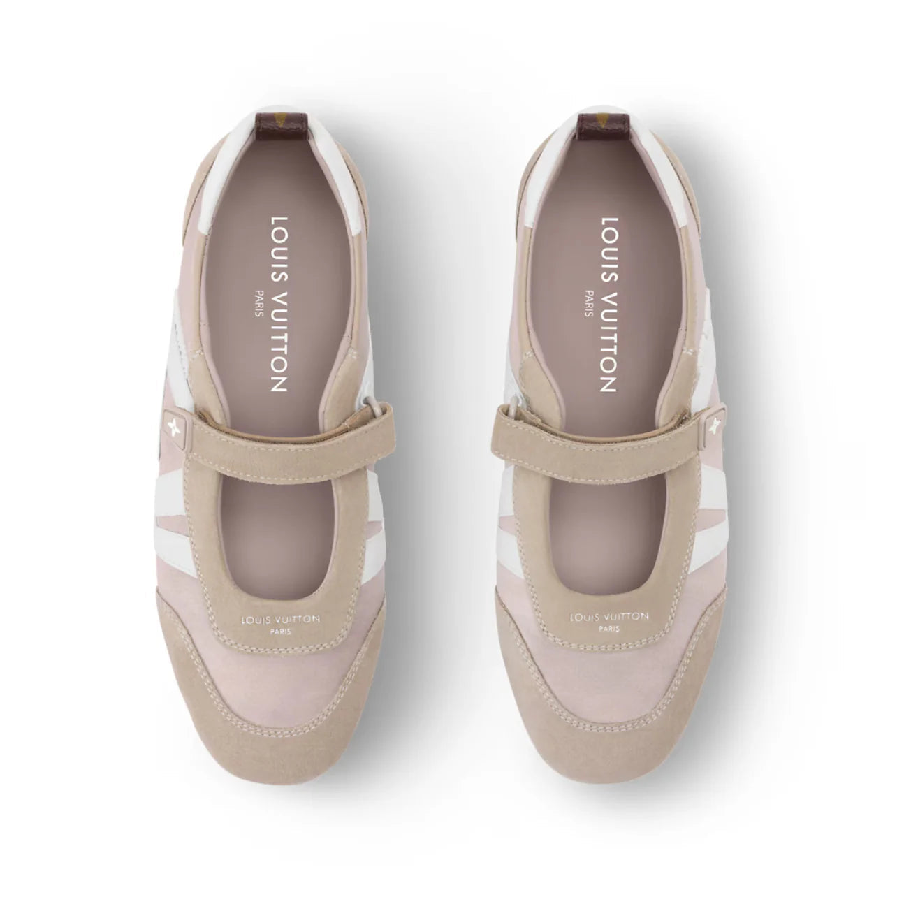 Louis Vuitton Sneakerina Mary Jane Beige