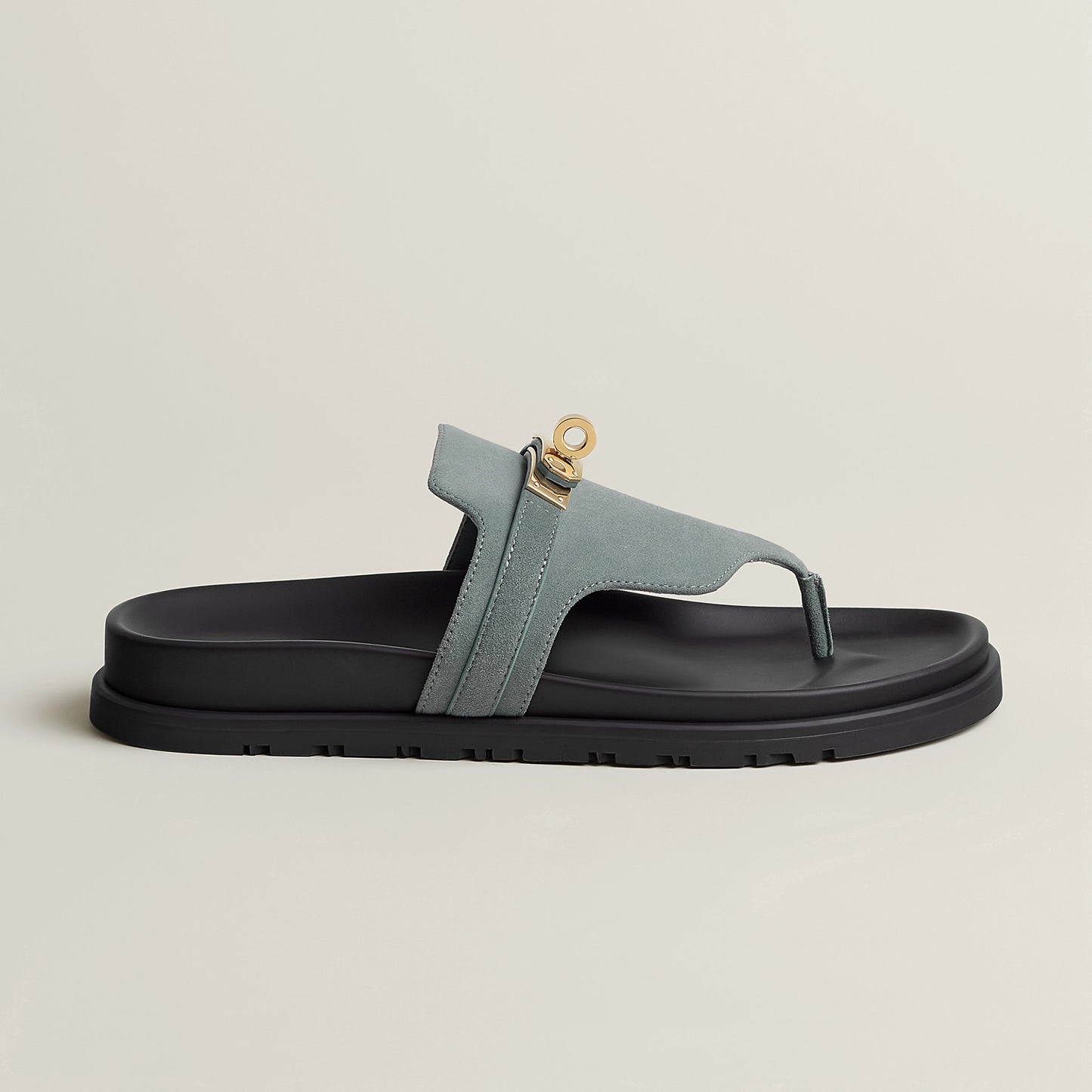 Hermes / Empire sandal Bleu Tonnerre