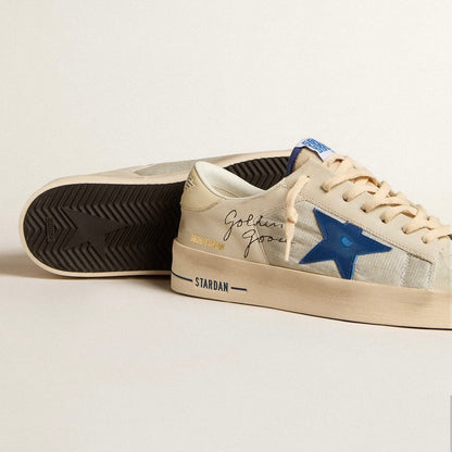 Golden Goose Super-Star Stardan 'Ivory Blue Star'(Men's)