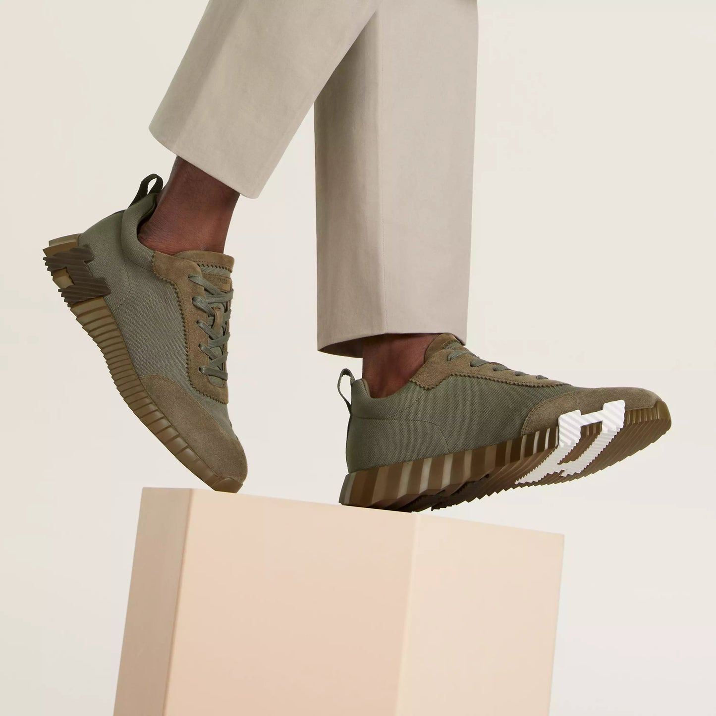 Hermes Bouncing sneaker 'Vert Toundra'