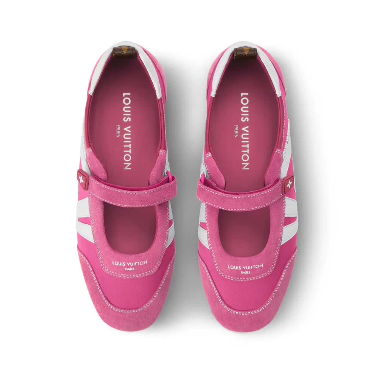 Louis Vuitton Sneakerina Mary Jane Rose