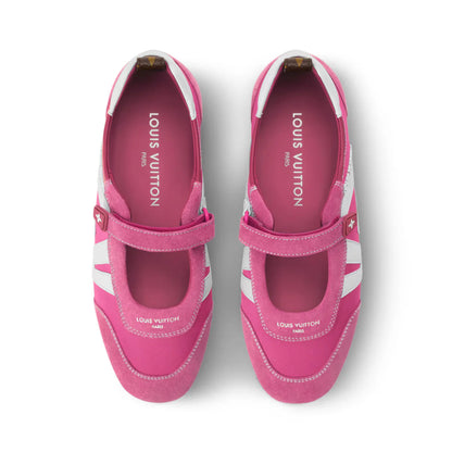 Louis Vuitton Sneakerina Mary Jane Rose