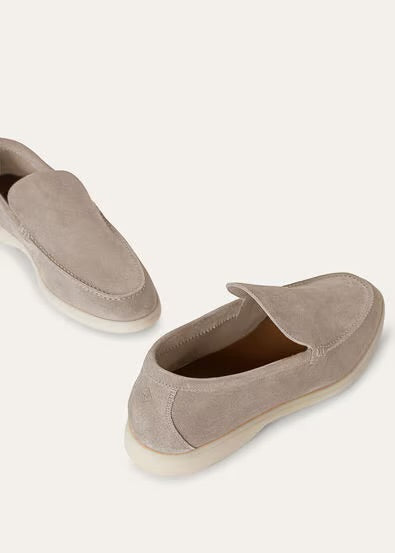 Loro Piana Summer Walk Loafer Suede Classic Beige