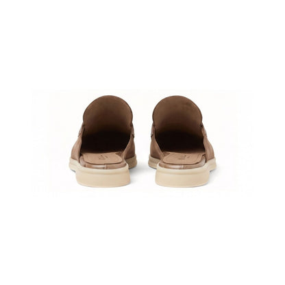 Loro Piana Charms Walk Babouche Loafer Suede Coffee