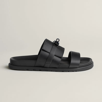 Hermes / Jackson sandal Noir