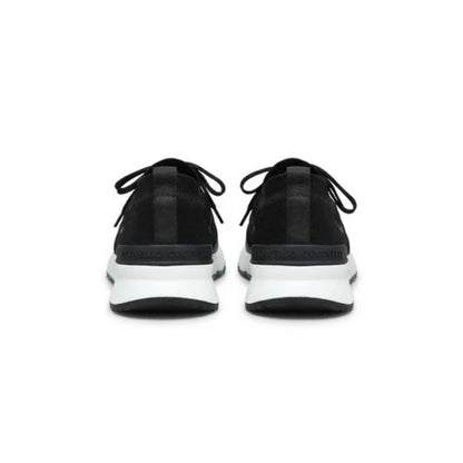 Brunello Cucinelli Techno Cotton Knit Runners With Heat-Bonded Details Black