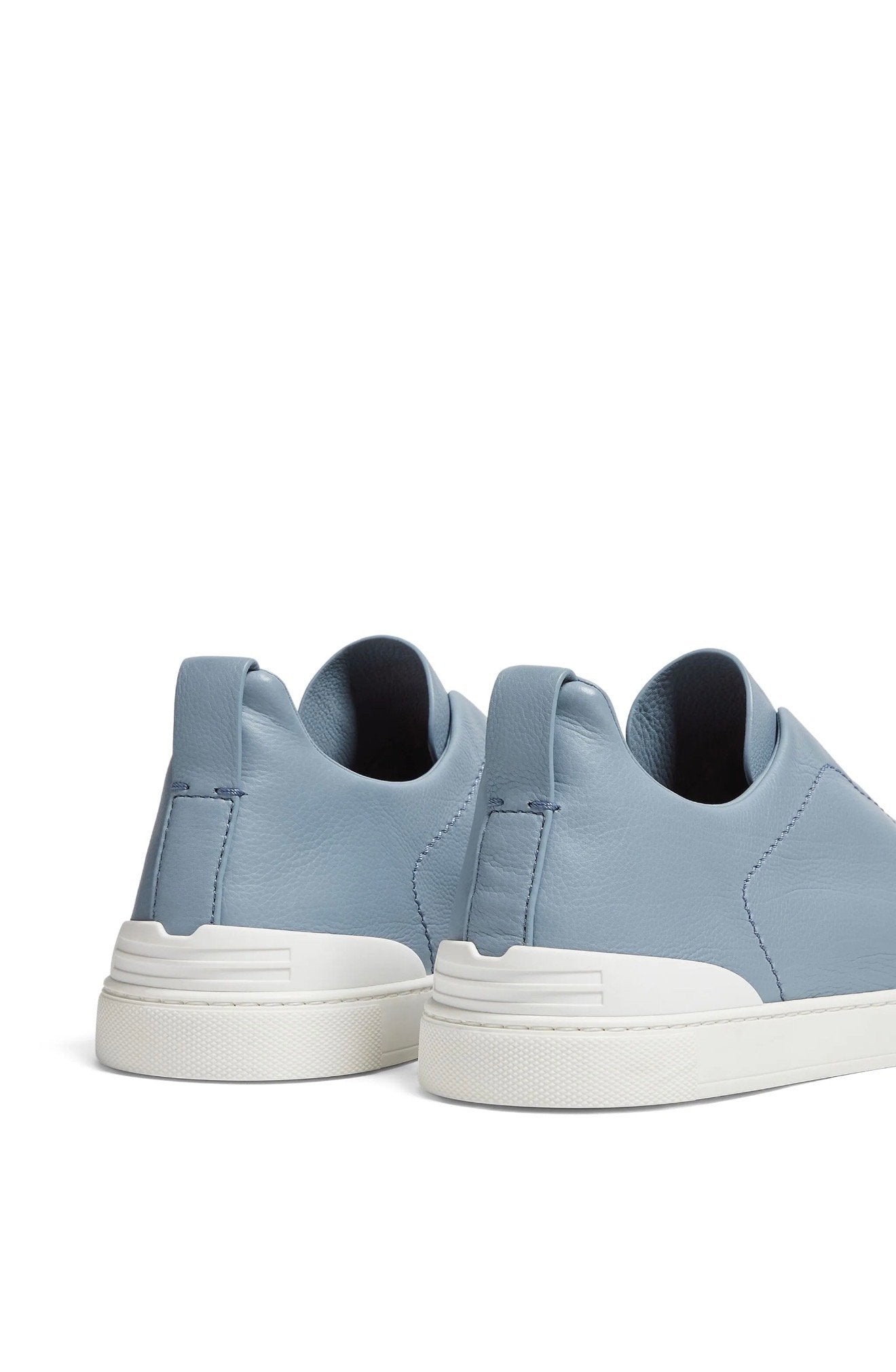 Zegna Triple Stitch™ Light Blue Sneakers