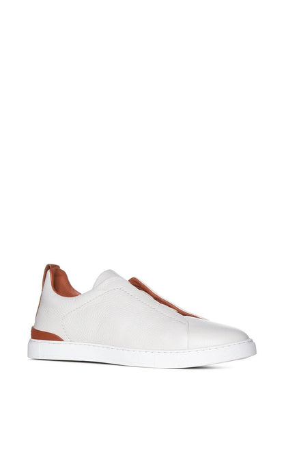OFF WHITE DEERSKIN TRIPLE STITCH™ SNEAKERS
