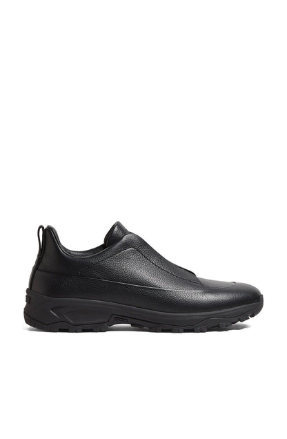 BLACK LEATHER TRIPLE STITCH™ MONTE SNEAKERS