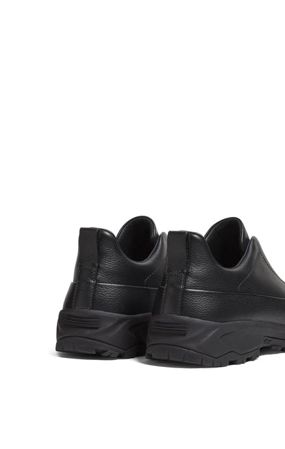 BLACK LEATHER TRIPLE STITCH™ MONTE SNEAKERS