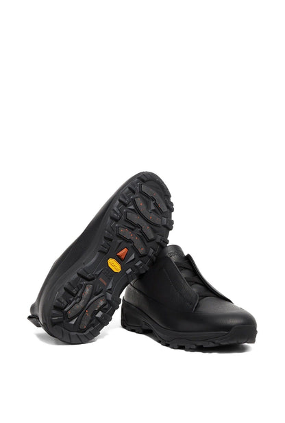 BLACK LEATHER TRIPLE STITCH™ MONTE SNEAKERS