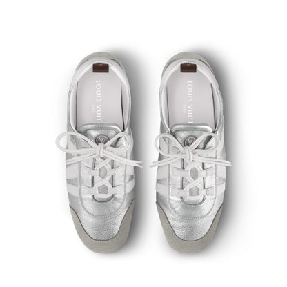 Louis Vuitton LV Sneakerina Metallic grained calf leather